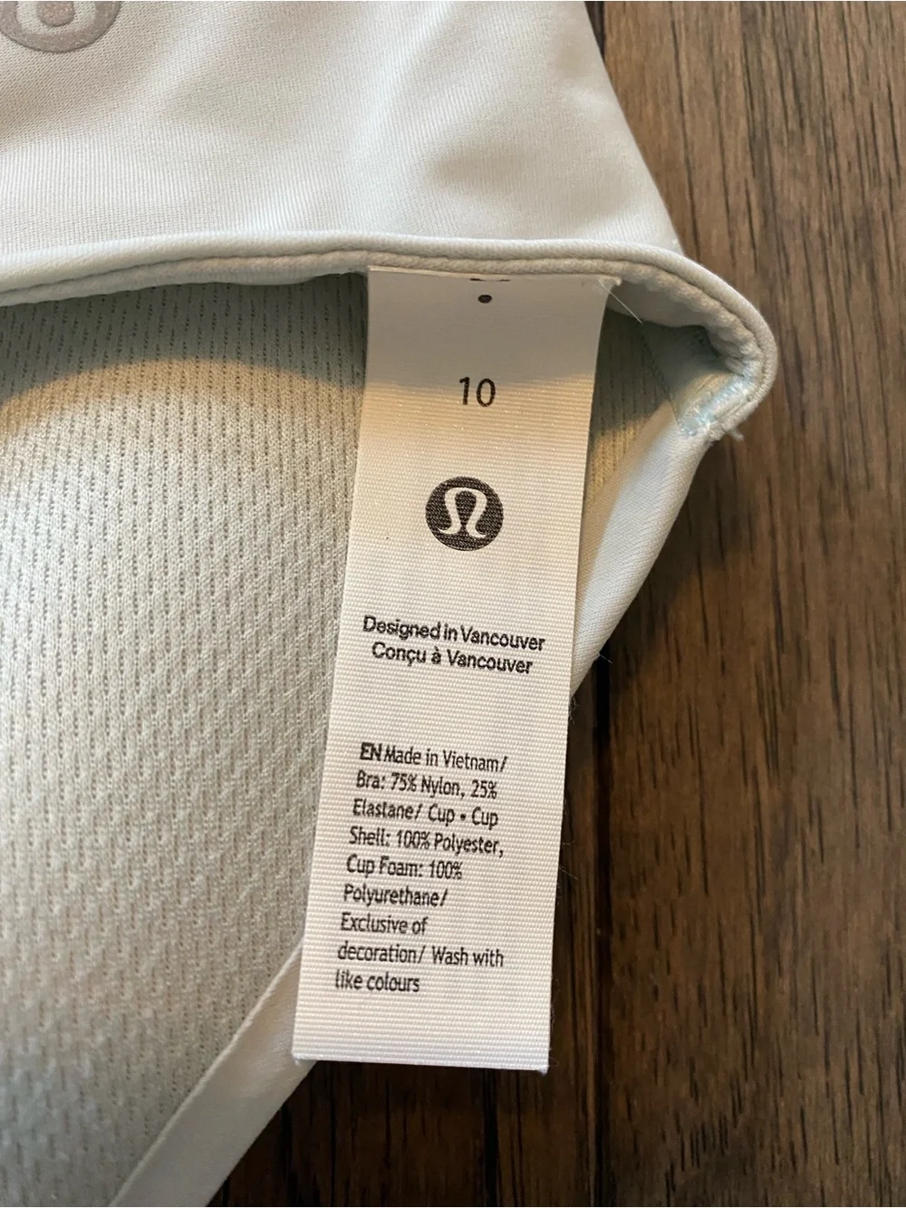 Lululemon Like a Cloud Bra Light Support, B/C Cup - SIZE 10